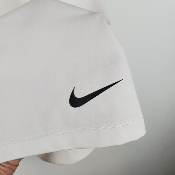 NIKE Pro‎ Intertwist Muscle Tank Top Womens Large L White Black Tulip Back Train - Picture 9 of 9